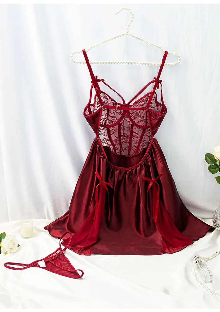 Corsetry Nightwear Dress & Thong Briefs