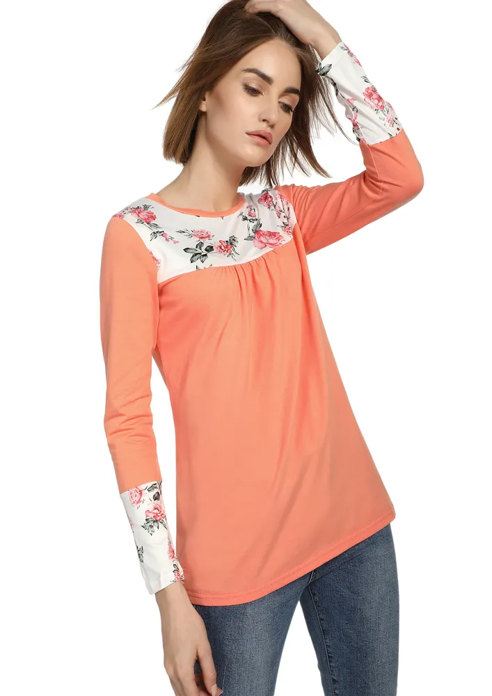  JUST THE RIGHT AMOUNT ORANGE TOP
