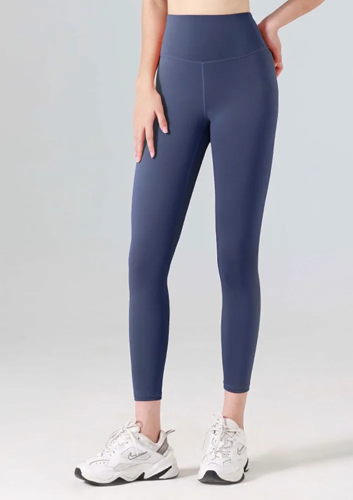 ULTRA HIGH WAIST BLUE YOGA PANTS