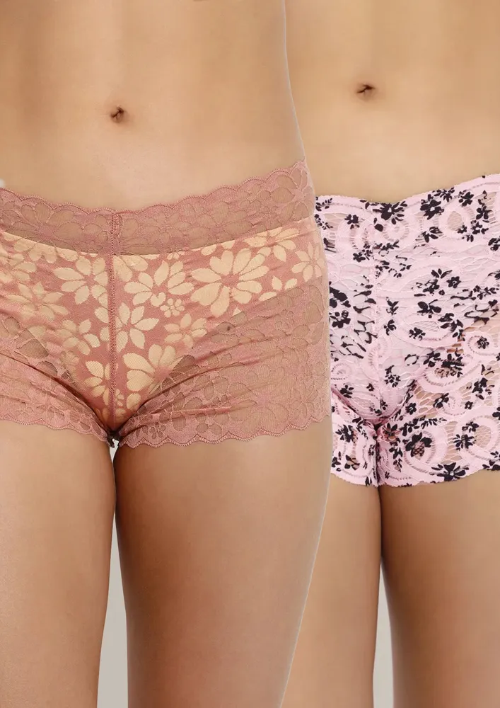 CUTE BABY PINK AND PEACH BOY SHORTS SET