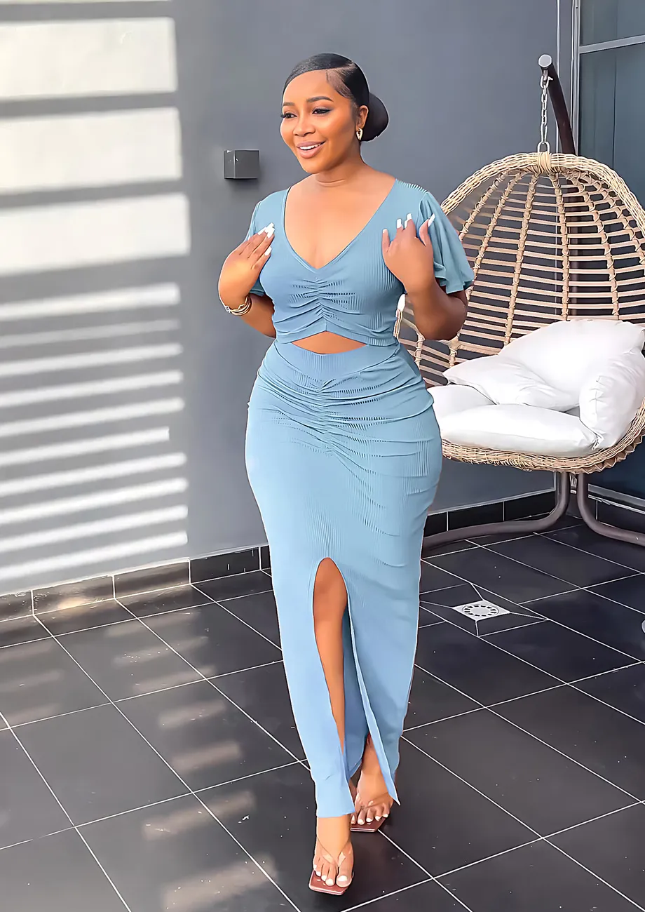 High Waisted Two Piece Co Ord Sets All White Party Outfits For