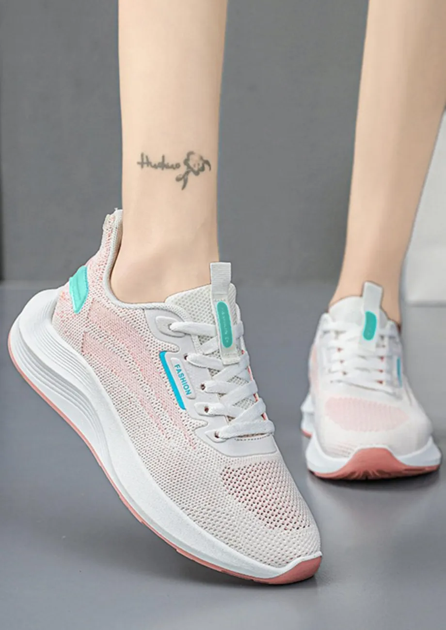 Pink casual sneakers on sale