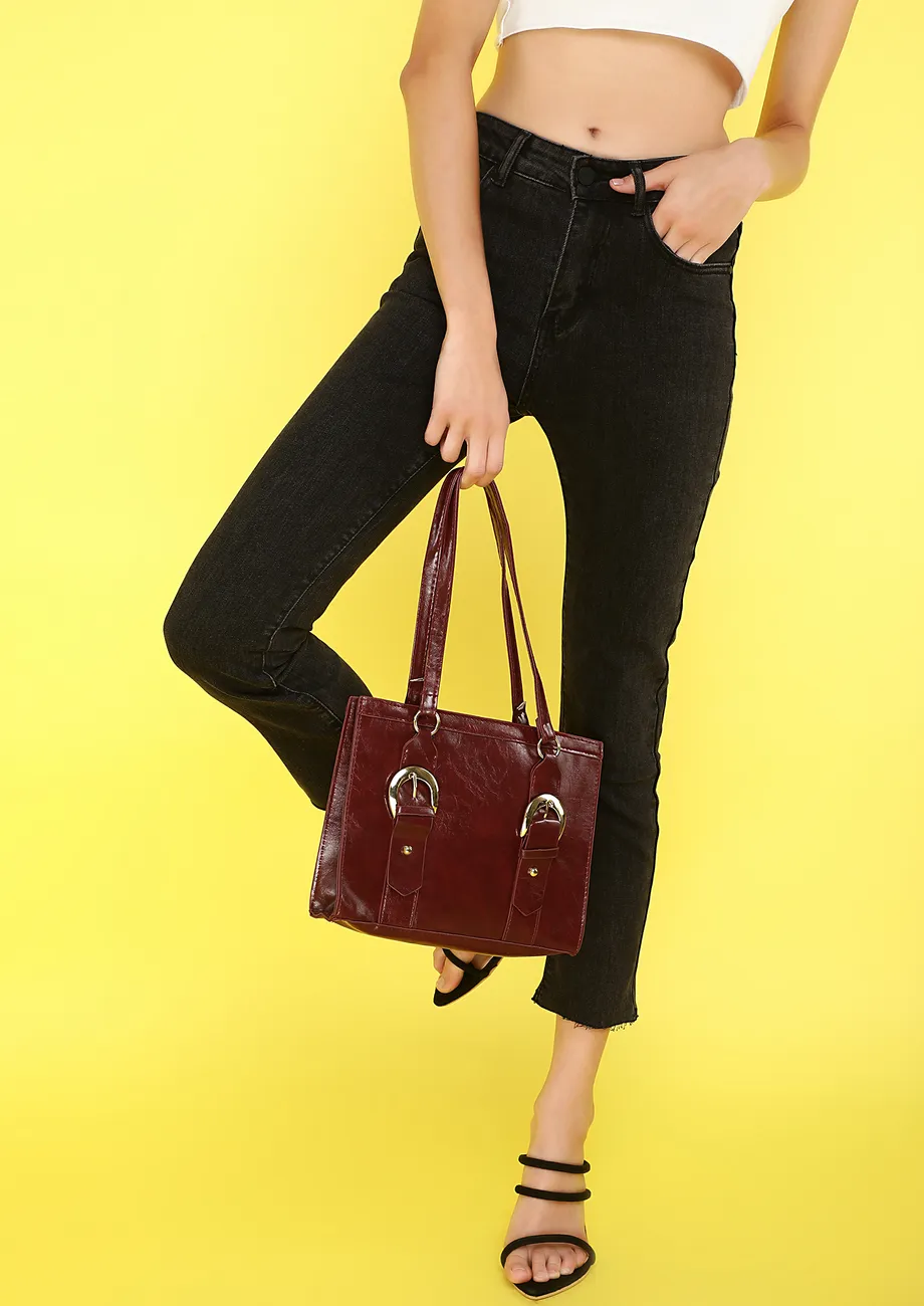 DUTY CALLS RED HANDBAG