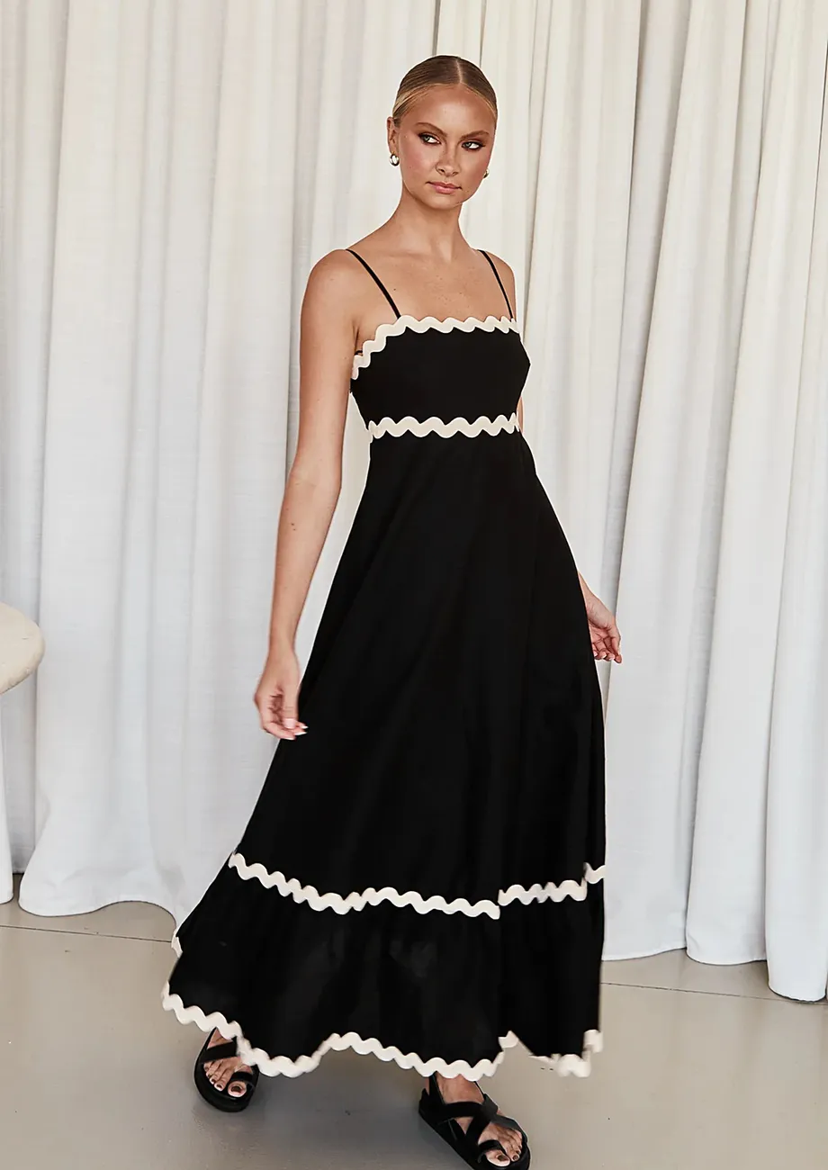 Spaghetti strap sundress long on sale
