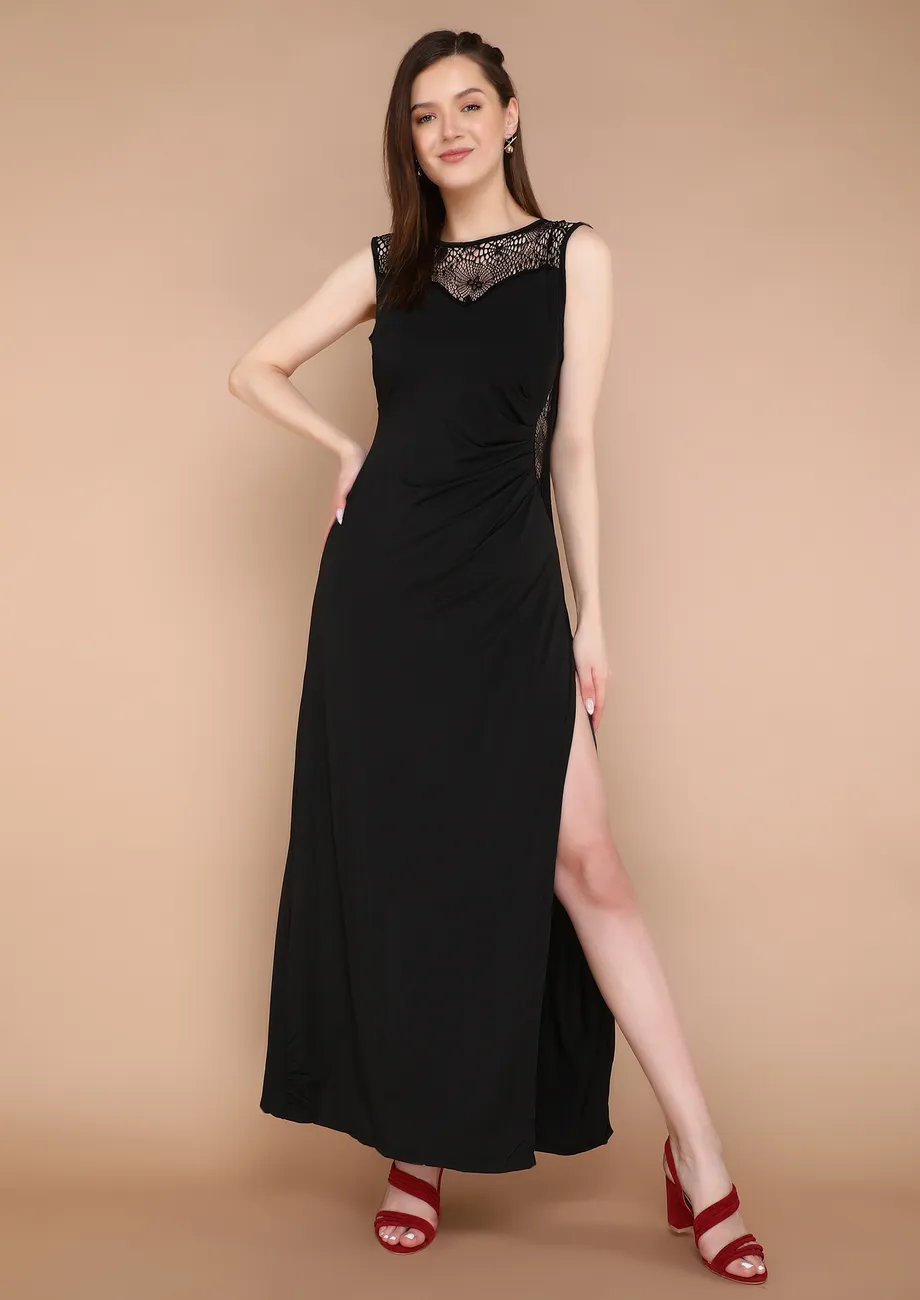 HEY QUEEN BLACK DRESS
