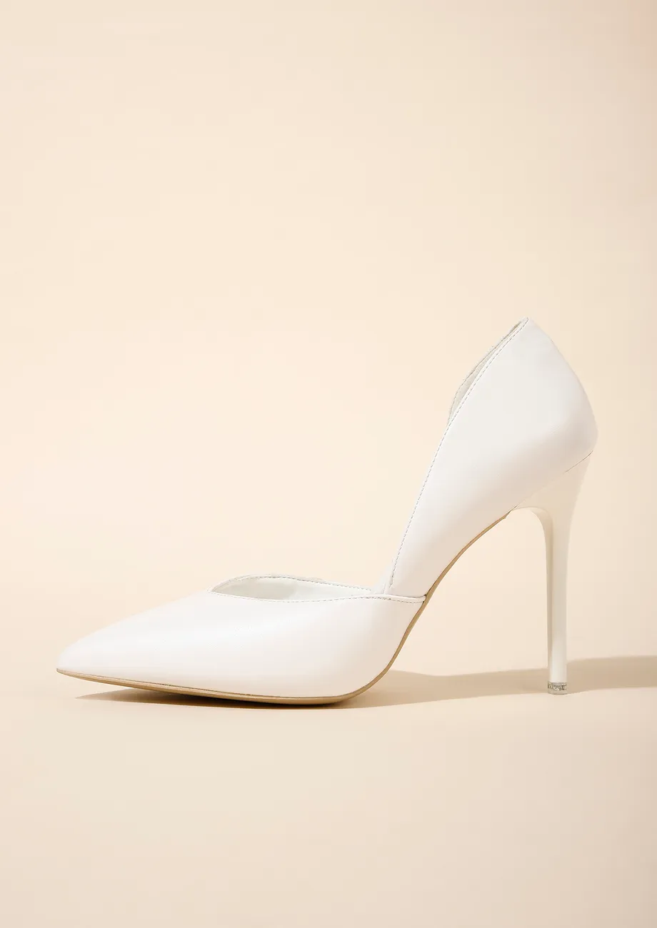 Buy WALK ALL OVER WHITE PUMPS for Women Online in India