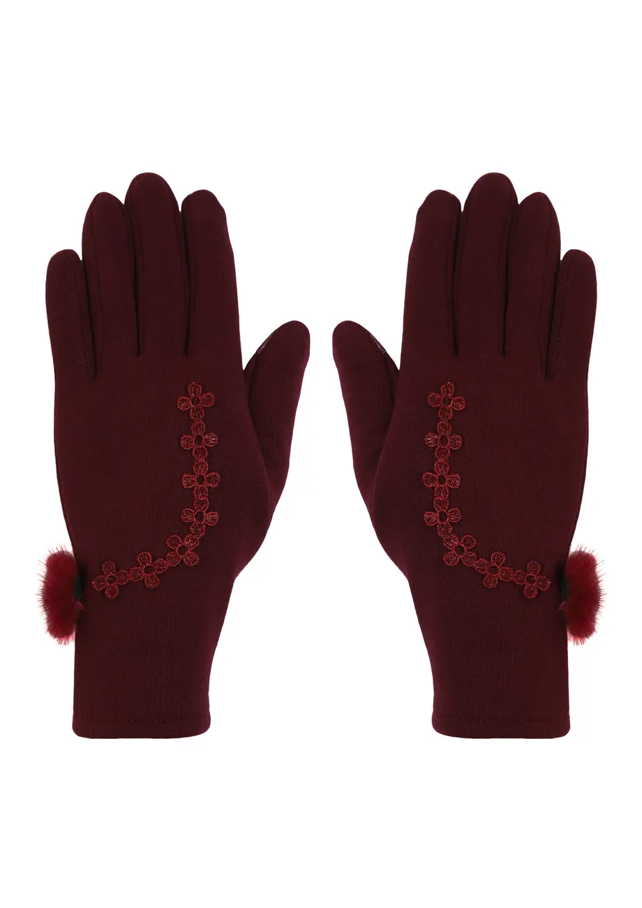 CARRY THE WARMTH RED GLOVES