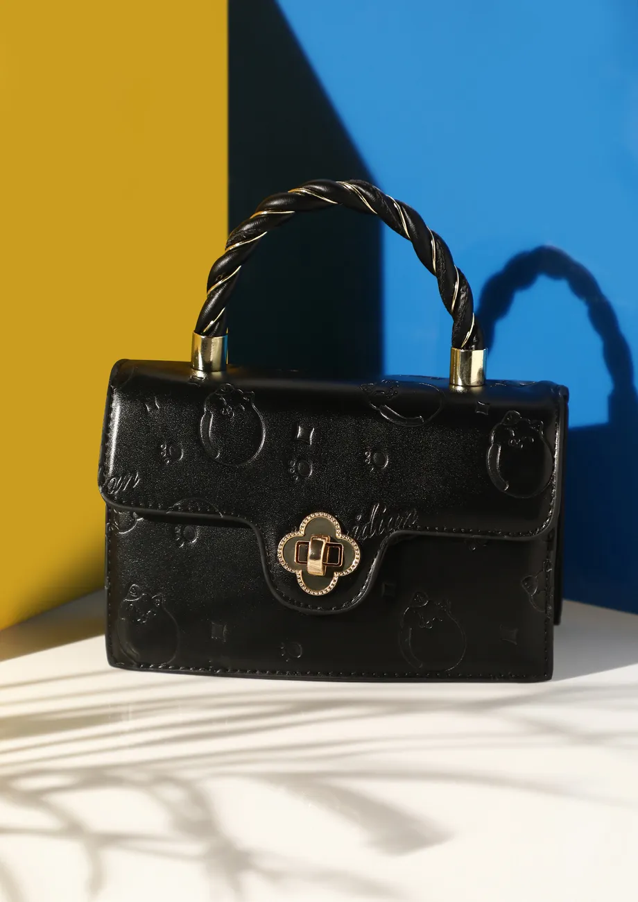 Buy THEY CAN WAIT BLACK PURSE for Women Online in India