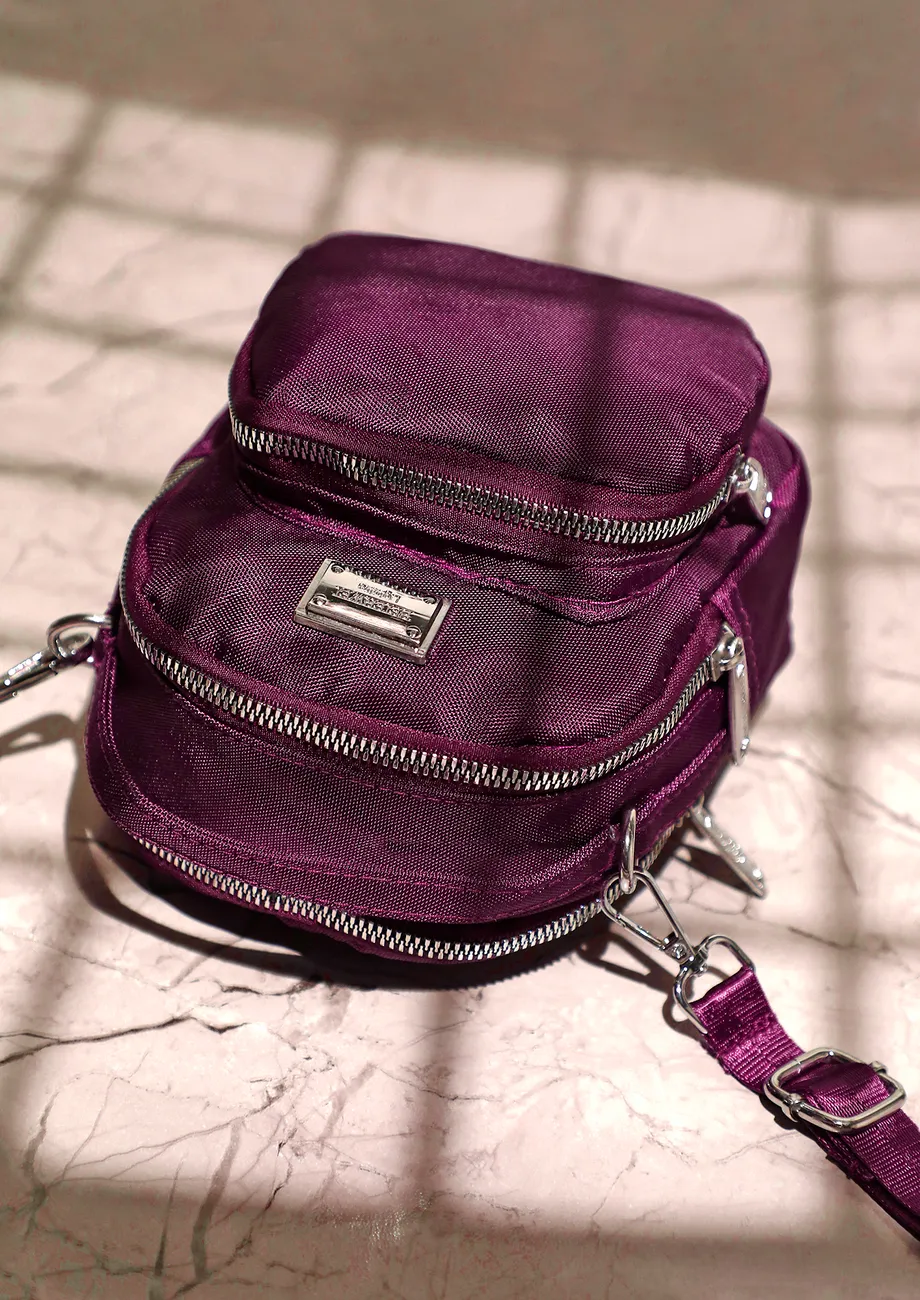 Deep purple purse best sale