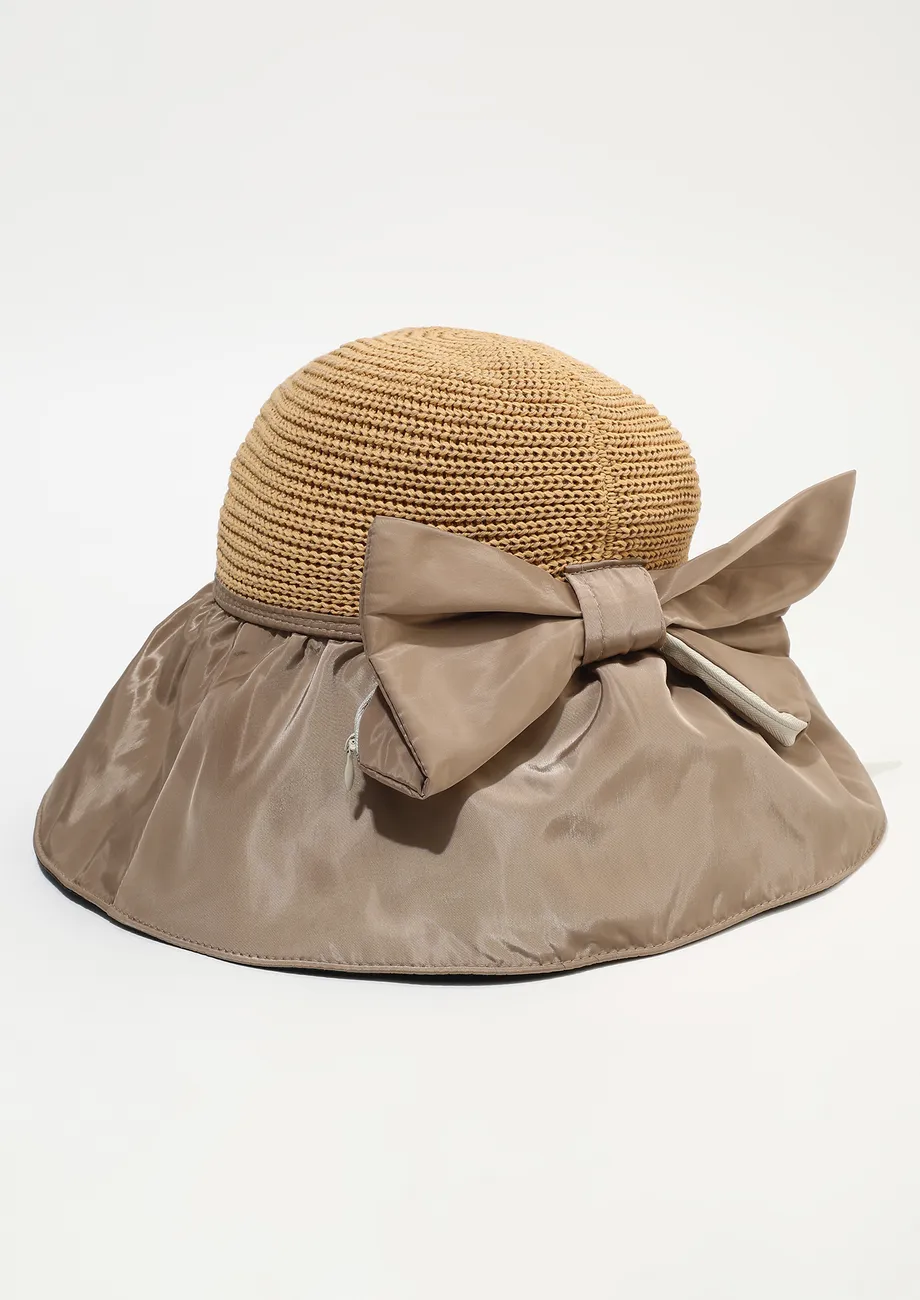 POLYESTER KHAKI SUMMER BUCKET HAT