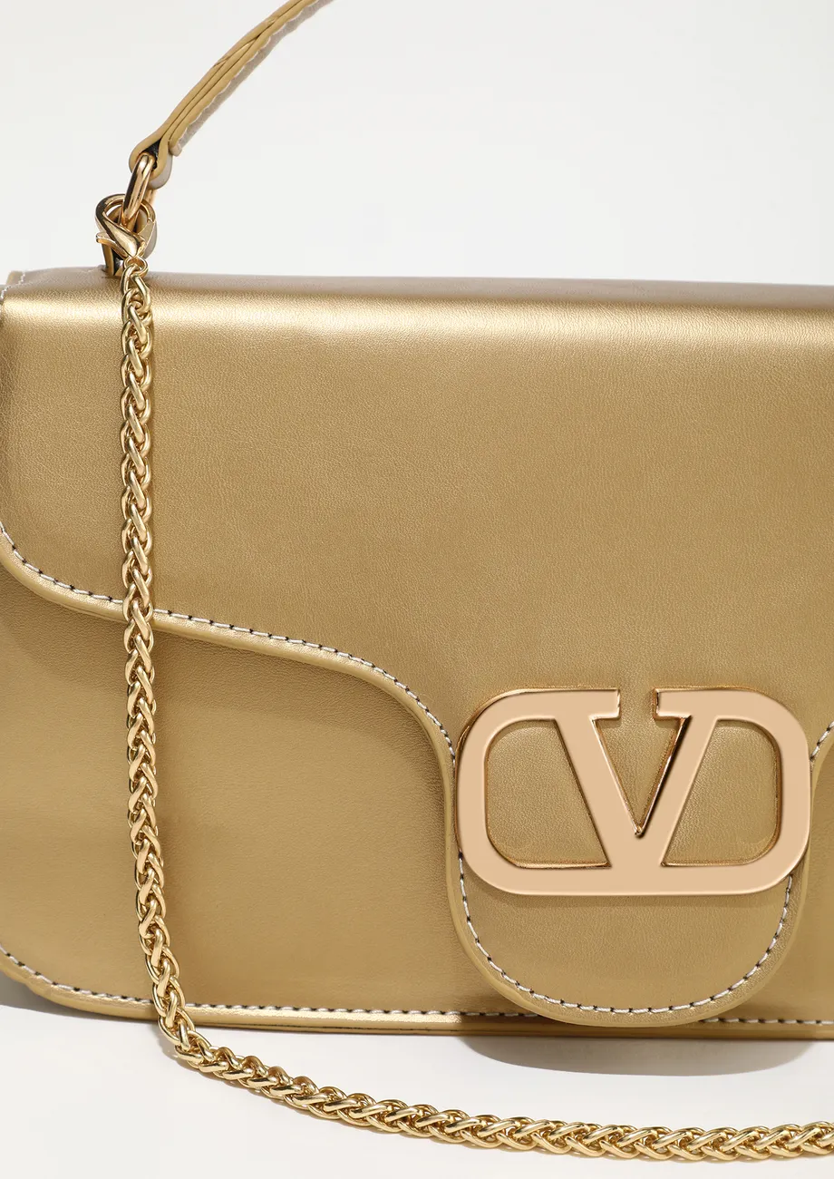 Buy GOLDEN CROSSBODY FLAP SLINGBAG for Women Online in India