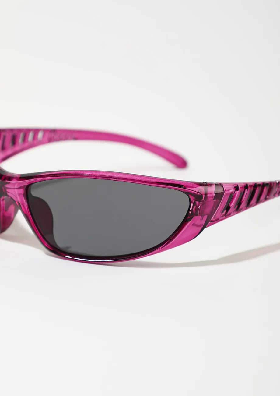 Buy Y2K DARK-RED SUNGLASSES for Women Online in India
