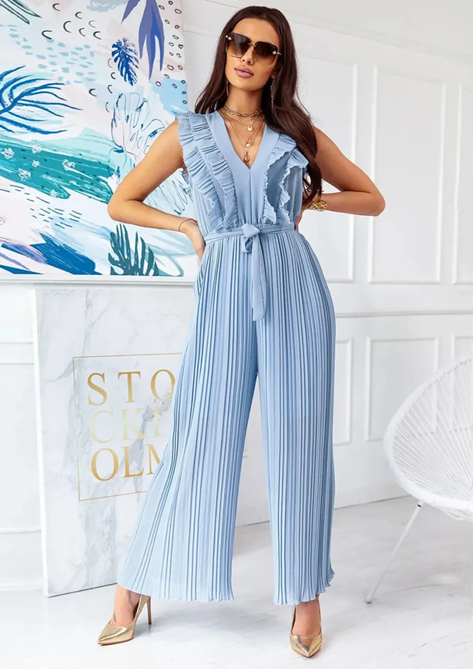 Powder blue jumpsuit online