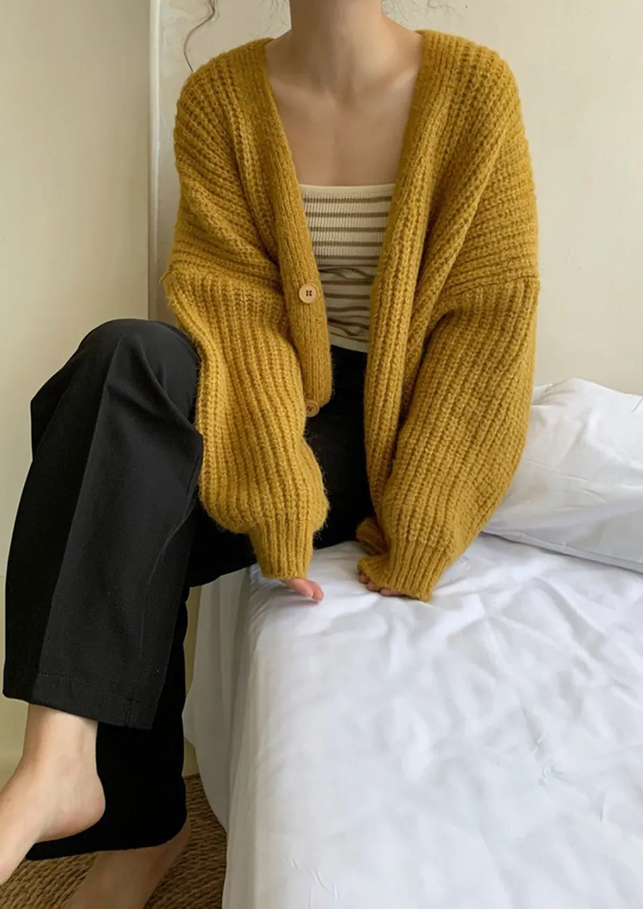 buy yellow cardigan