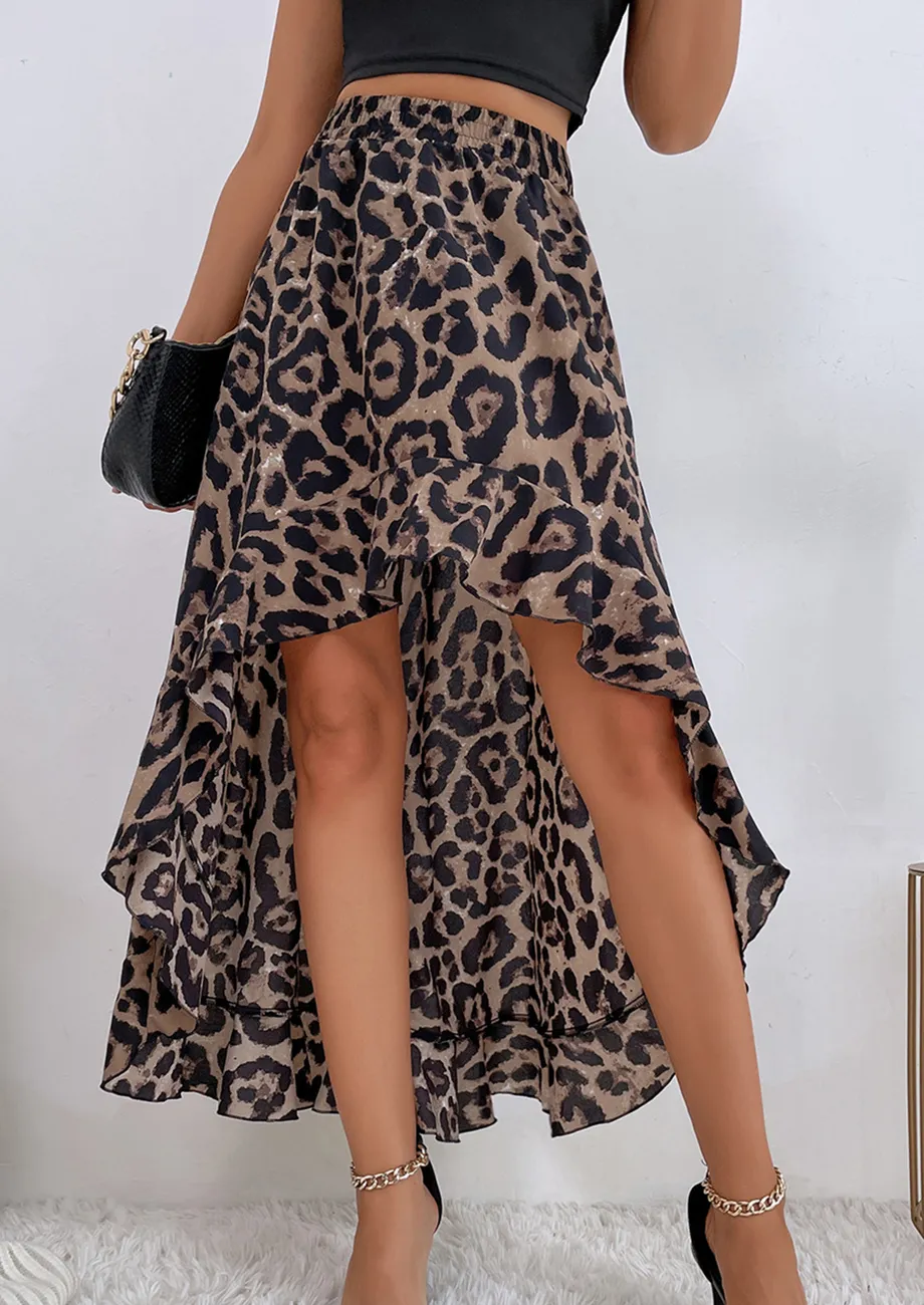 Animal print skirt india best sale