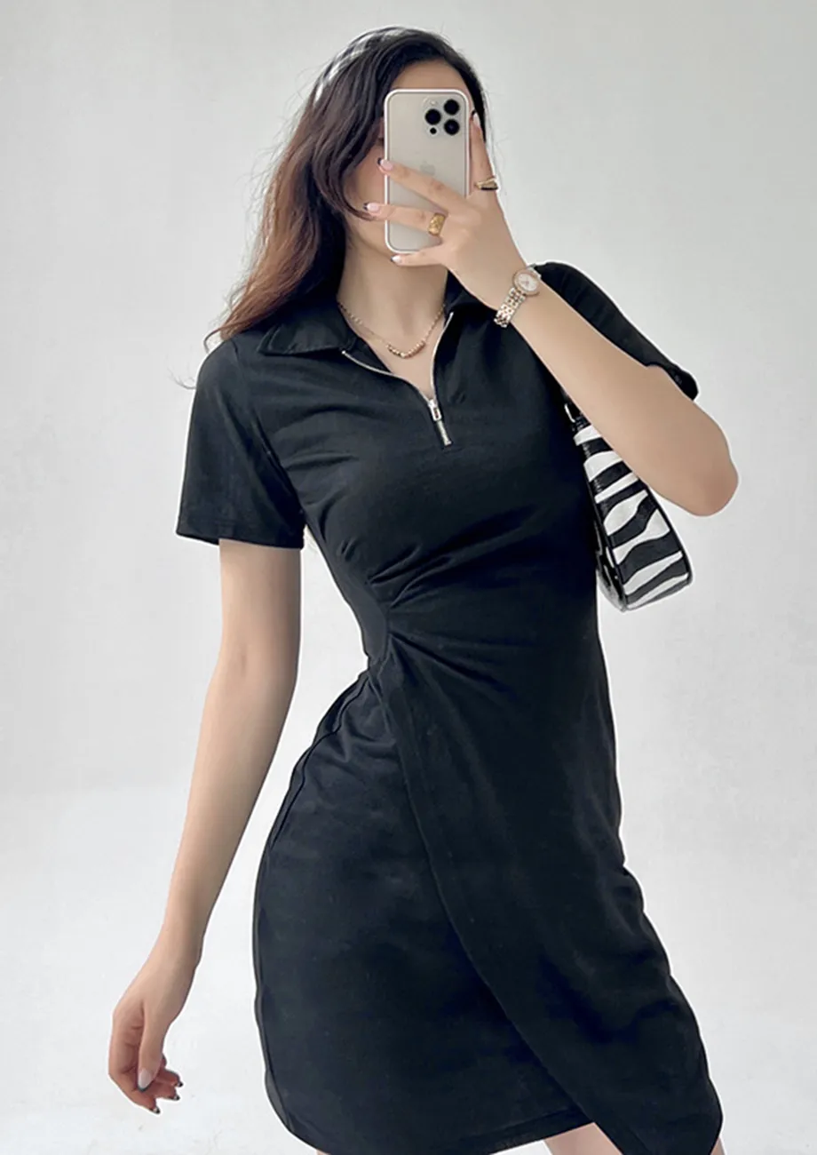 Casual asymmetrical dress best sale