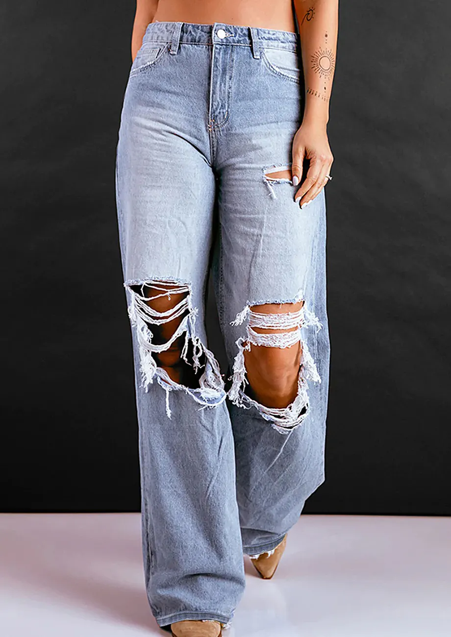 Womens Jeans Extra Long Ripped Jeans Ladies Ripped Jeans Tall