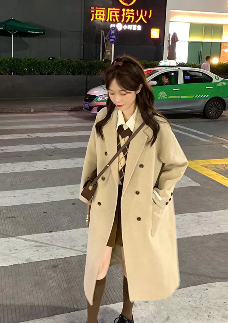 LOOSE SQUARE PATCH FLAP POCKET COAT