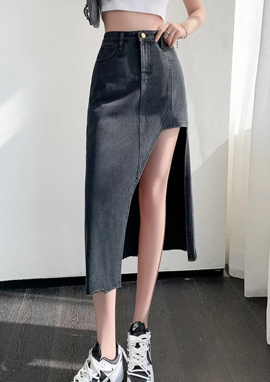 Black denim skirt online india hotsell