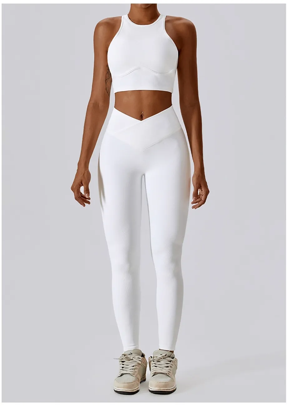 Buy White High rise Activewear Leggings for Women Online in India