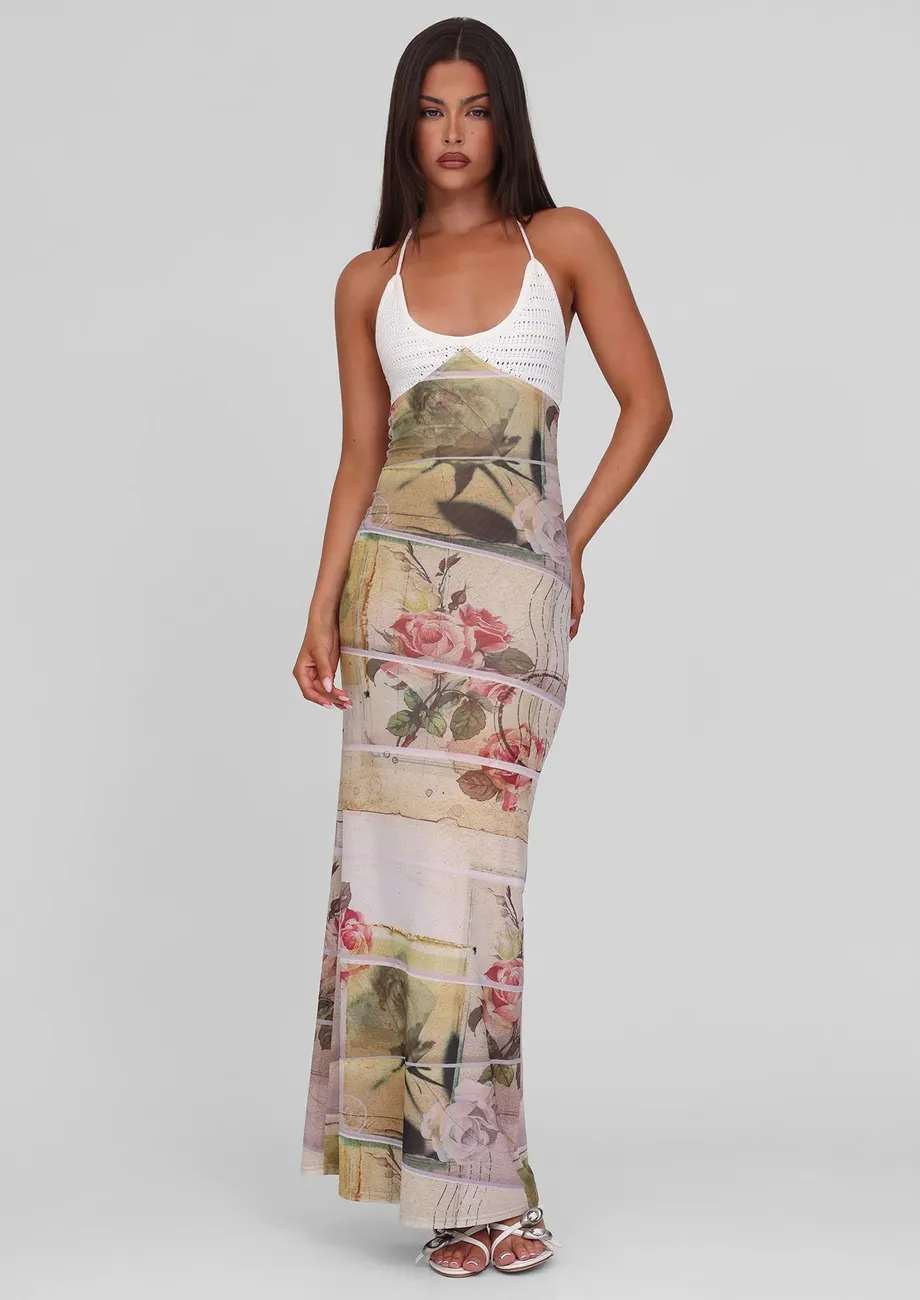 halter neck maxi dress online india Buy Women's Printed Halter Neck Dress Online in India