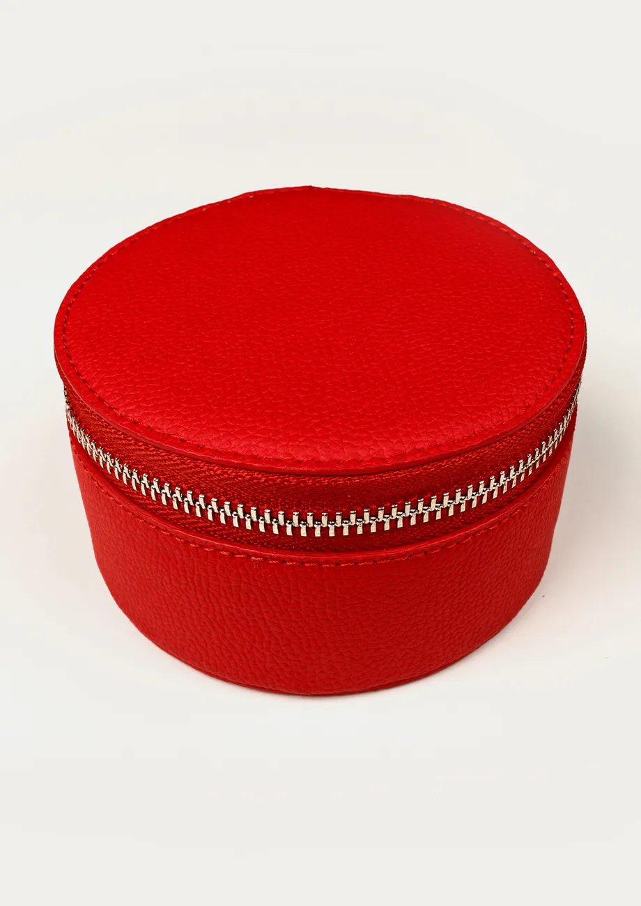 Rogate Large Vegan Leather Watch Case Darkred