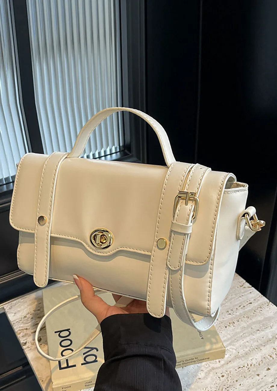 OFF-WHITE FLAP FRONT RECTANGULAR SLING BAG