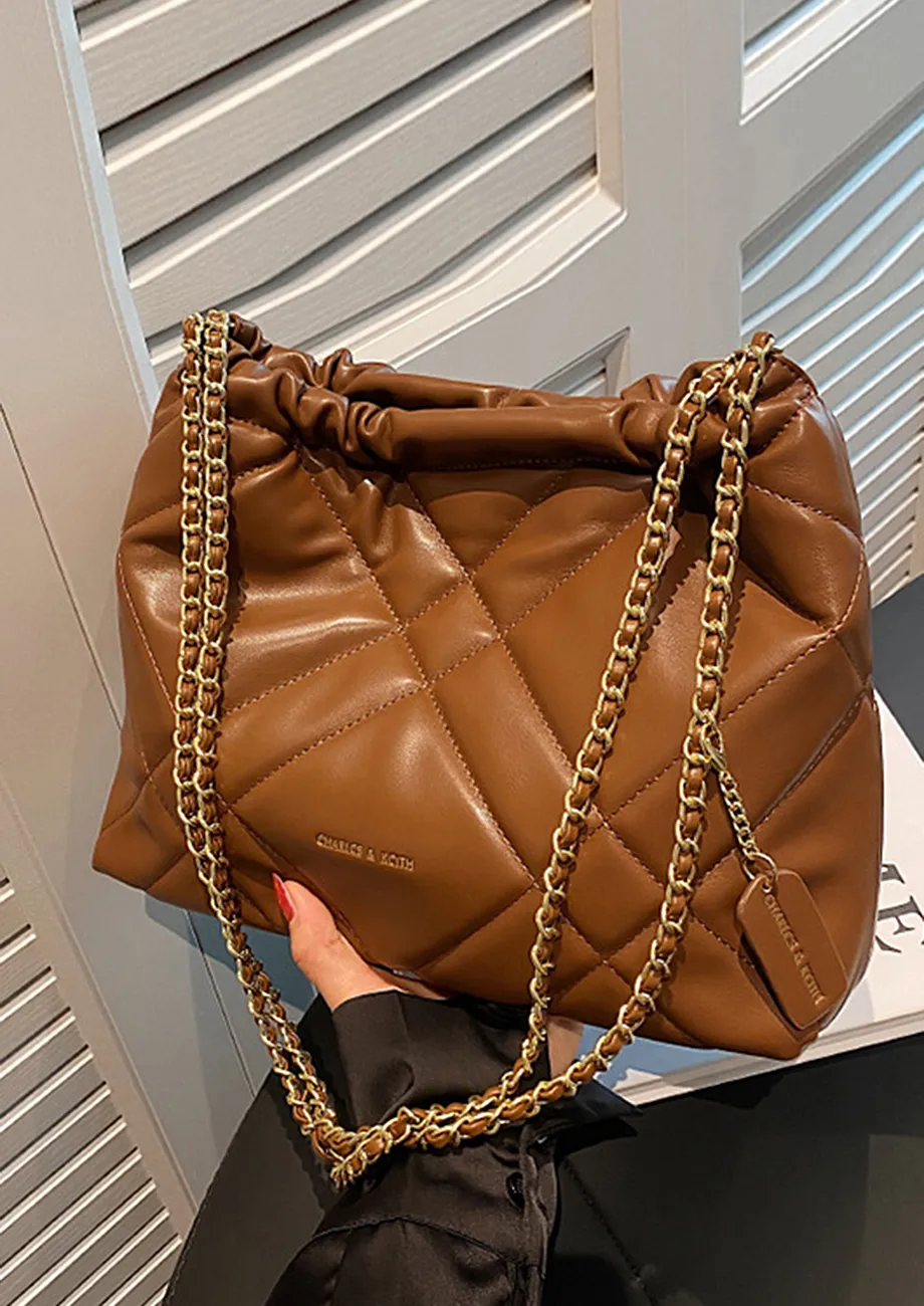 Double chain strap bag sale