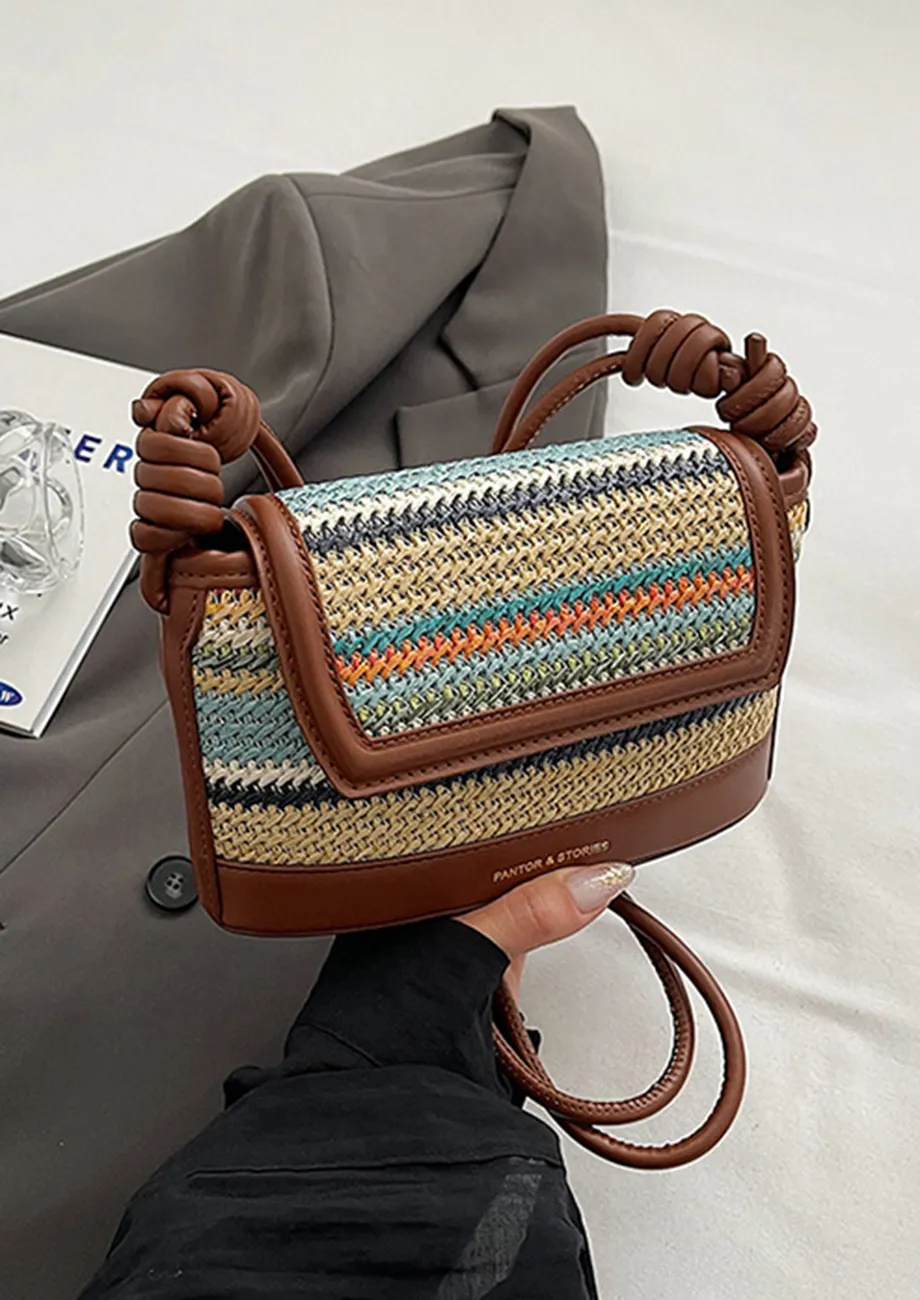 BLUE MULTICOLOR CROSSBODY BAG