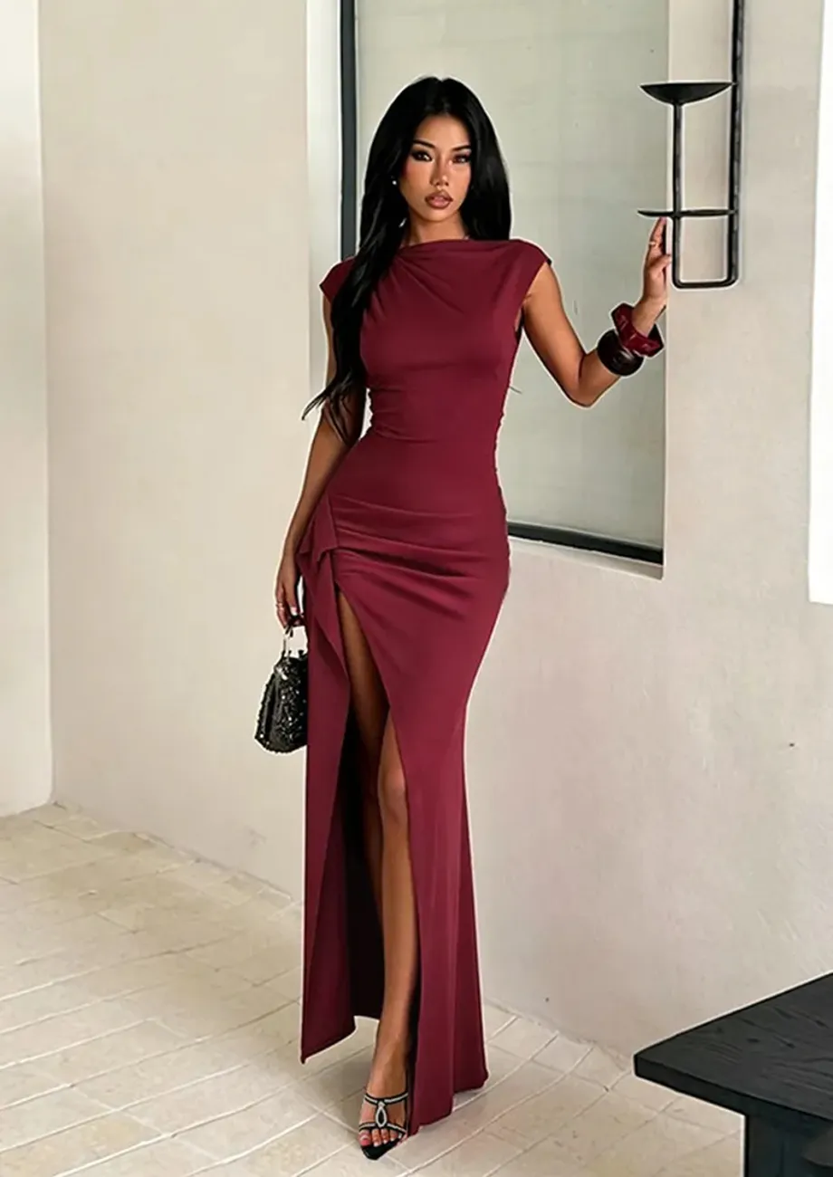 burgundy dress india Buy Asymmetric Maxi for Women Online in This U neck and Sleeve:34 Cocktail dress lakesideluxe Custom-Made Off-White Dinner Jacket