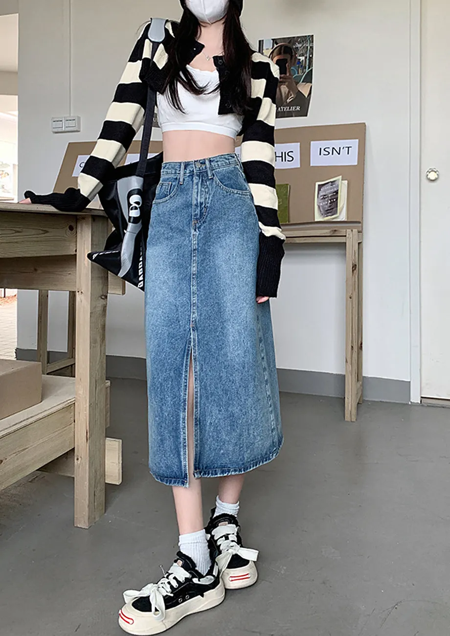 Jeans skirt online hotsell