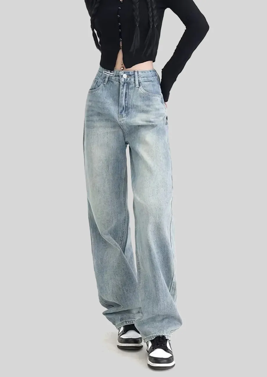 Buy Boyfriend Fit Light Blue Jeans for Women Online in India