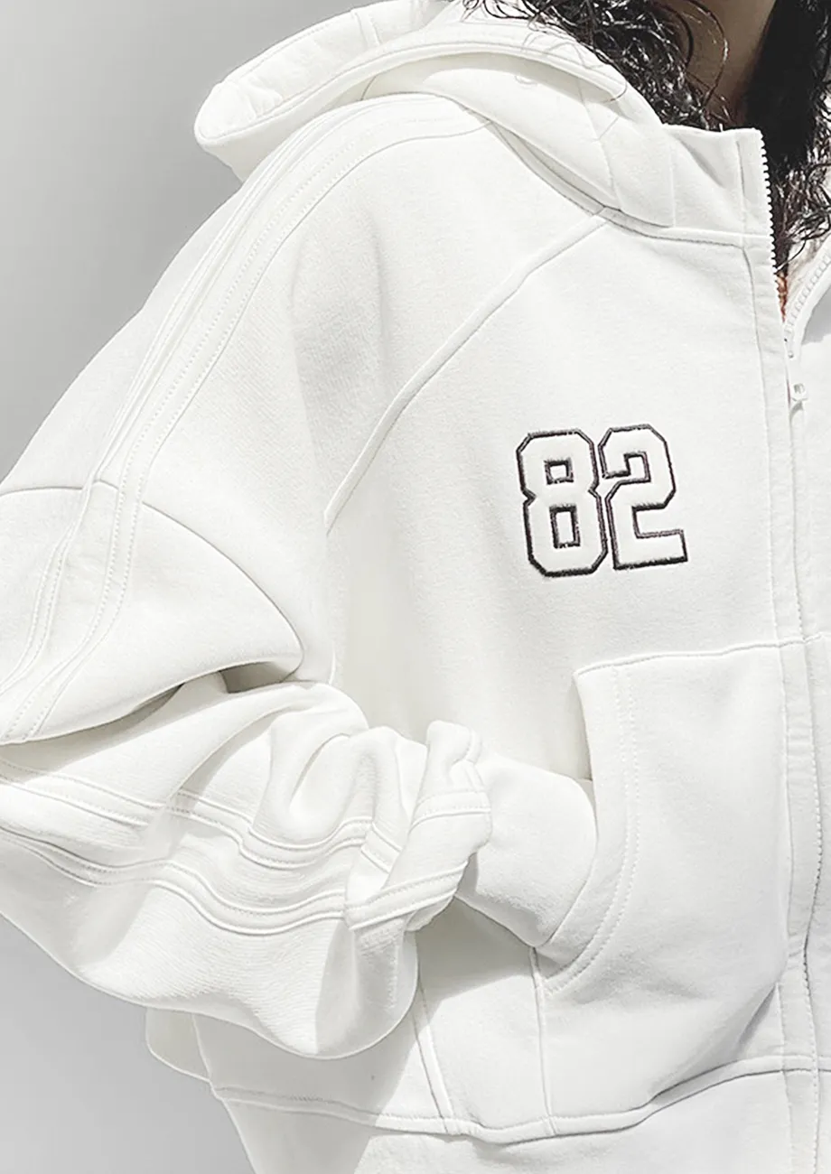 ZOE sunshade hoodie white 241ZOE-CU05