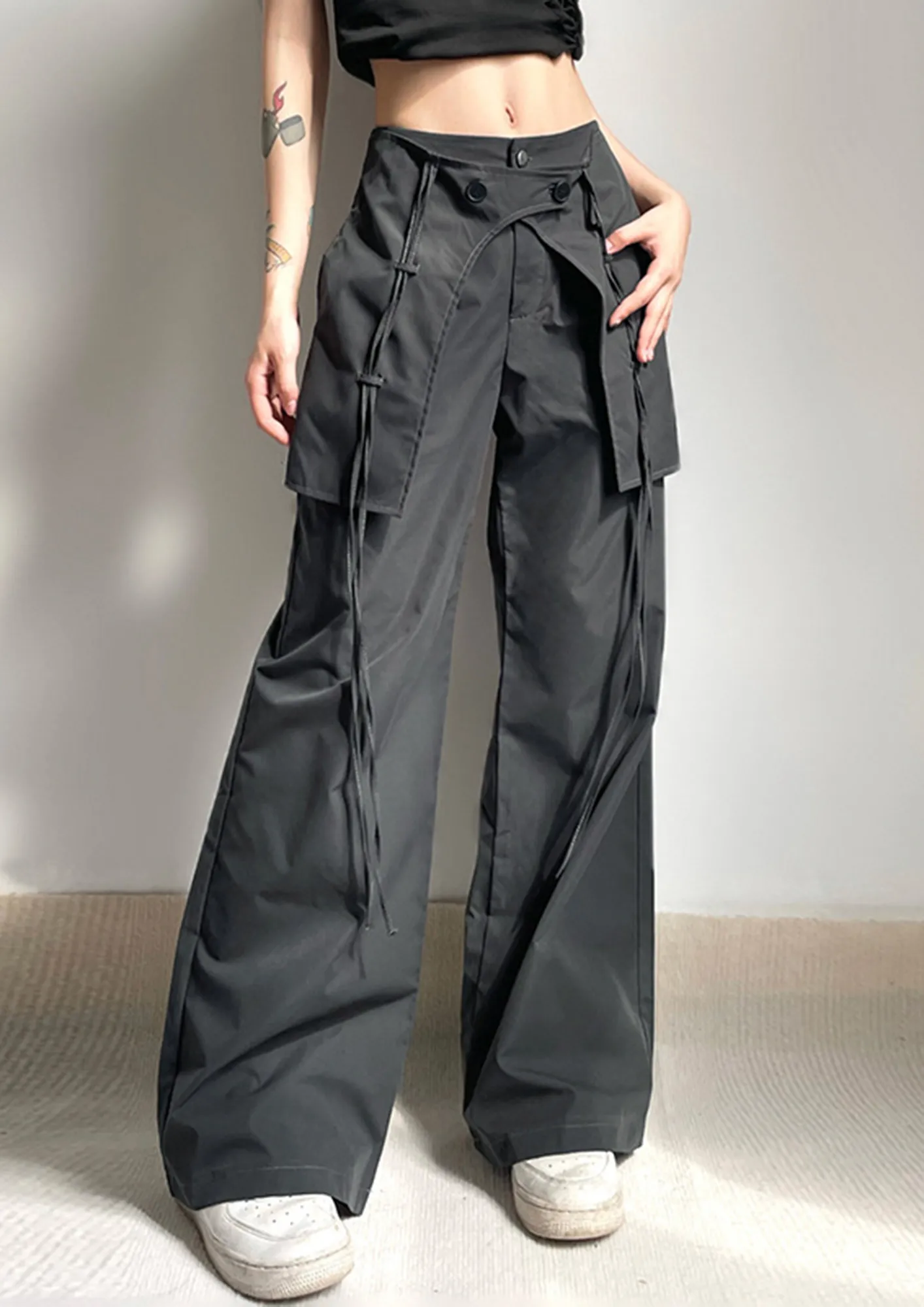 Y2K】innomoood Ignorant Moth Wide Pants 【公式通販】