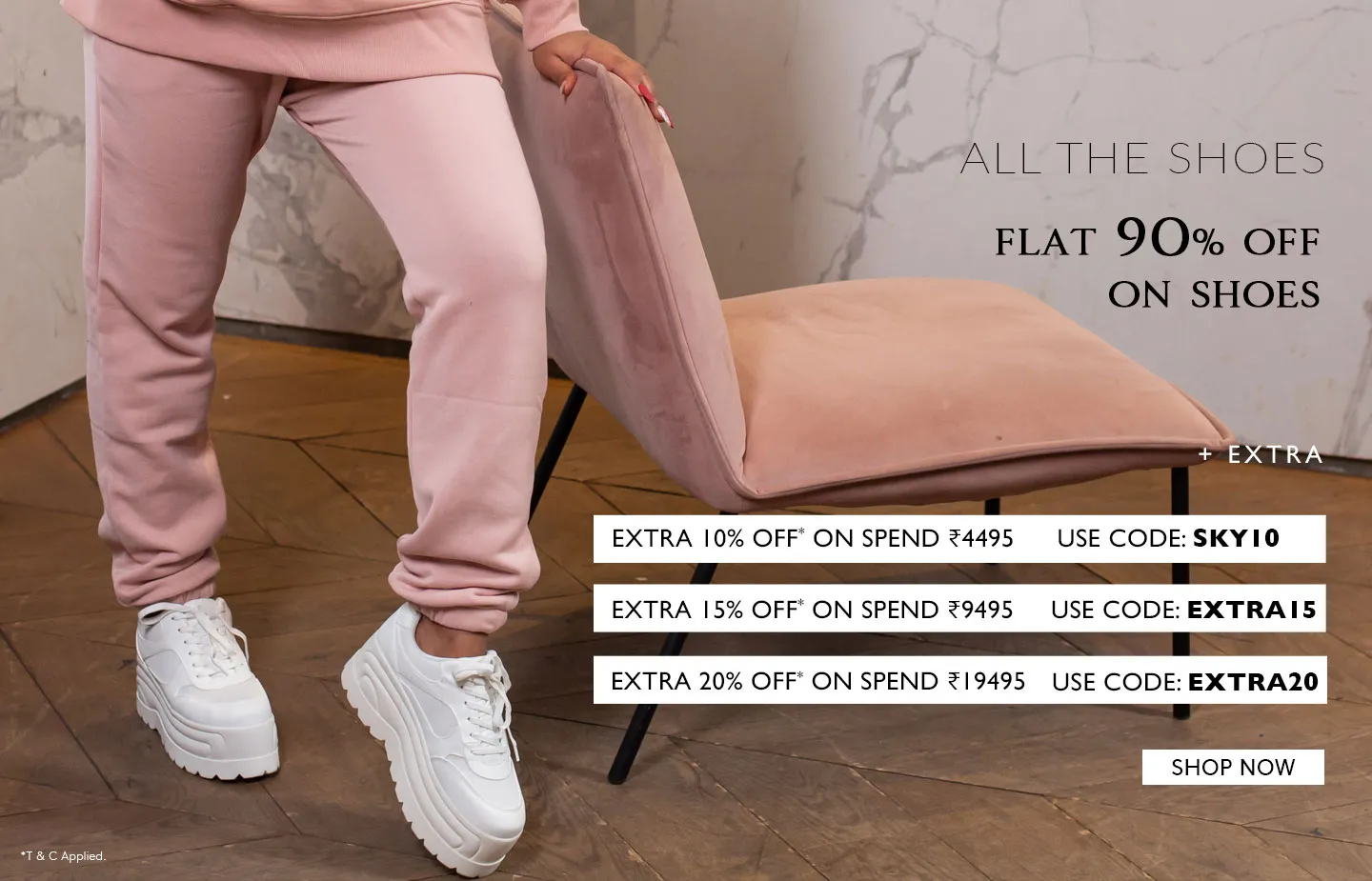 flat 90% OFF